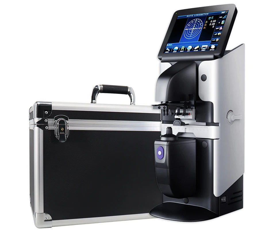 Top Quality Advanced JD-2600A Lensometer 7'' LCD Touch Screen Digital Automatic Focimeter Auto Lensmeter with PD UV Printer